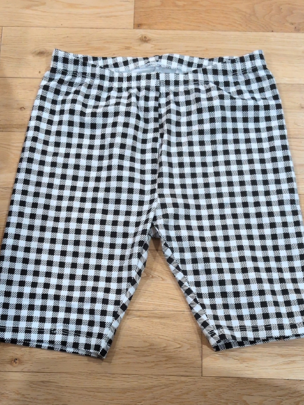 Cat & Jack Black and White Gingham Kids Shorts